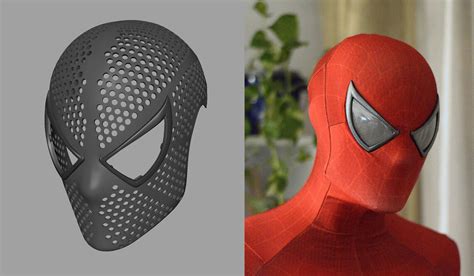 spiderman faceshell stl